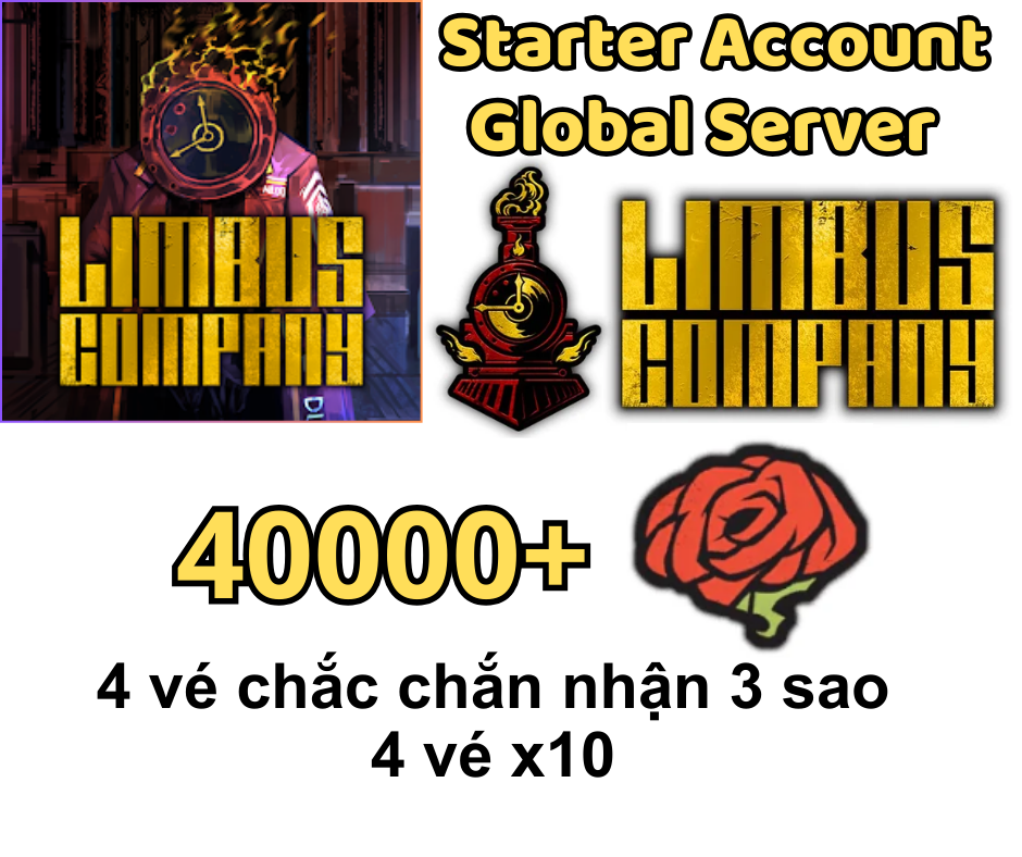 [GLOBAL]Limbus Company Starter Account 40k Lunacy